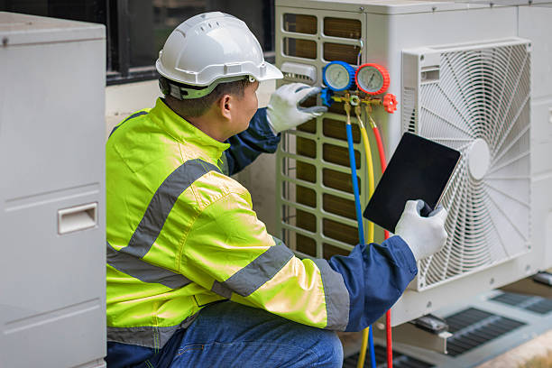 Professional Hvac technician working in Jamison, PA
